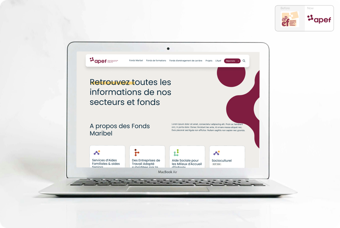 A New Identity and Digital Transformation for APEF ASBL